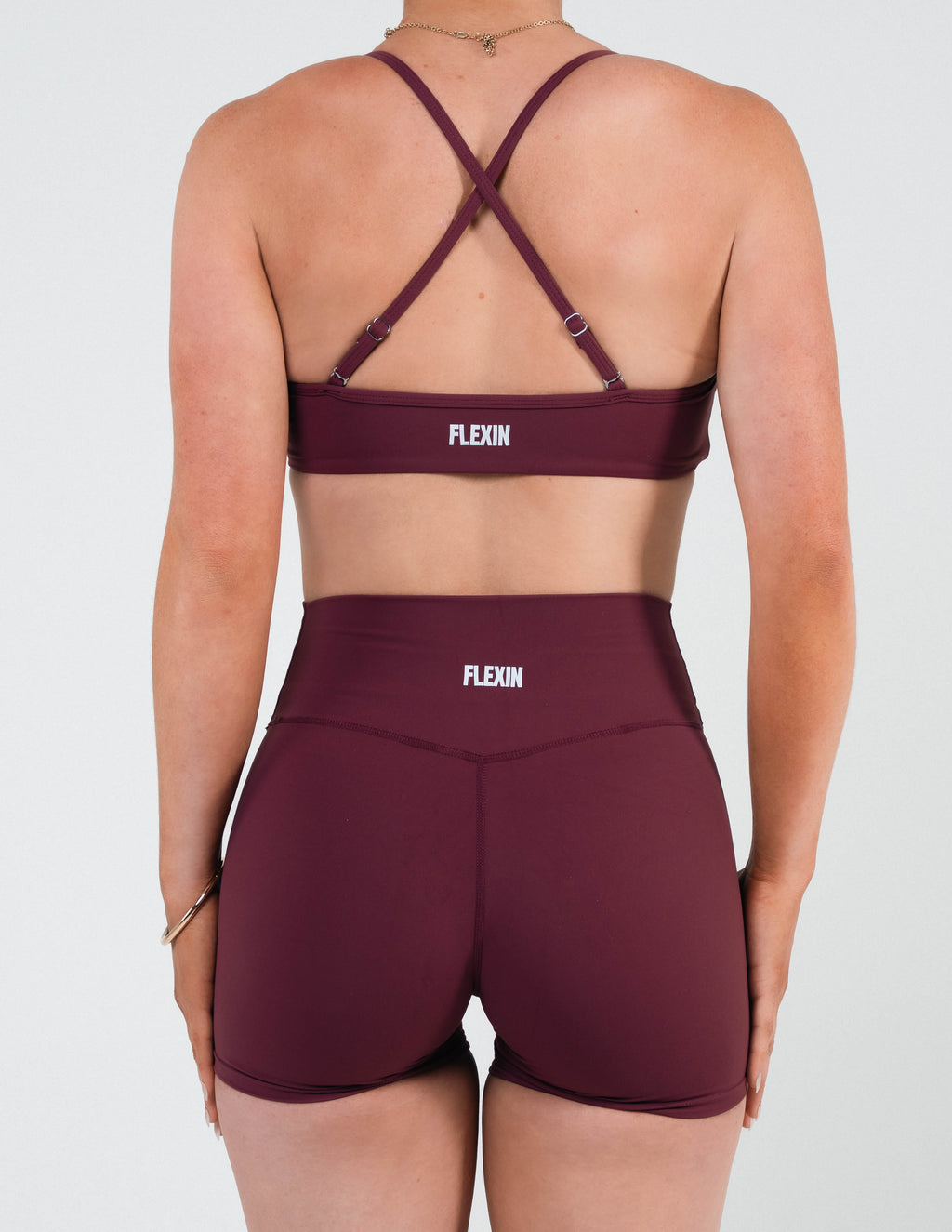 LAUREN SCULPT BRA - CHERRY COLA